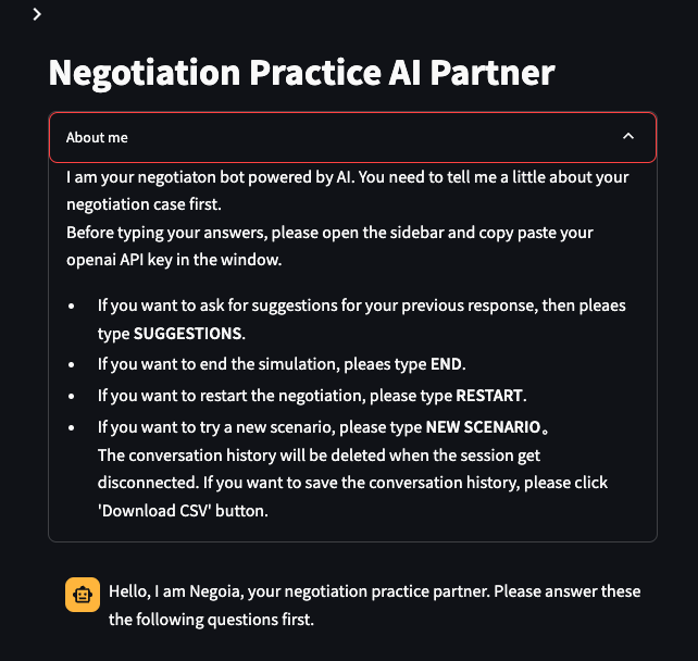 Negoia – LLM-aided Negotiation Practice Partner